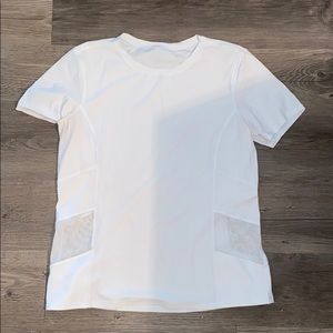 Light blue size 6 lululemon top